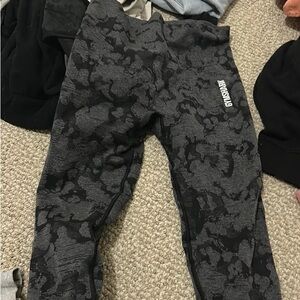 Gymshark Charcoal Textured Leggings